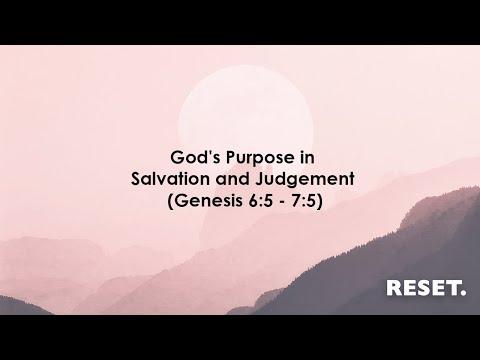 God's Purpose in Salvation and Judgement (Genesis 6:5 - 7:5)