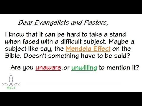 Dear Pastor Or Evangelist - The Daniel 7:25 - Amos 8:11 Effect On The Scriptures