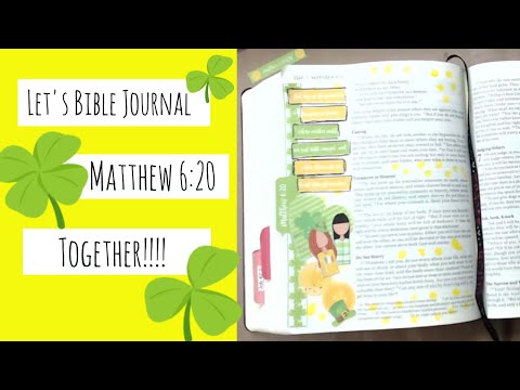 [Replay] Bible Journaling Live Matthew 6:20