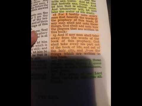 Revelation 22:19 does NOT teach that you can lose your salvation