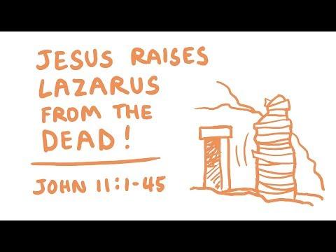 Jesus Raises Lazarus from the Dead Bible Animation (John 11:1-45)
