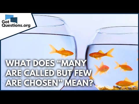 What does “Many are called but few are chosen” in Matthew 22:14 mean?  |  GotQuestions.org