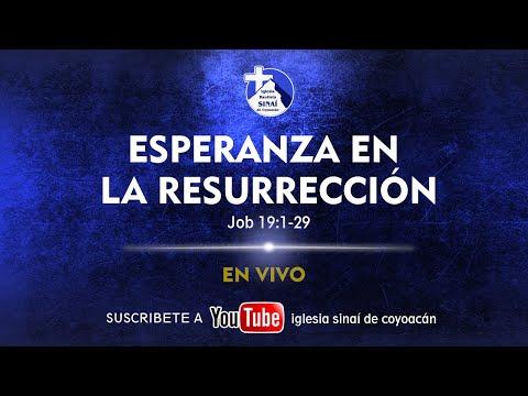 ESPERANZA EN LA RESURRECCIÓN / Job 19:1-29 / 11 Abril  2021 / 11 A.M