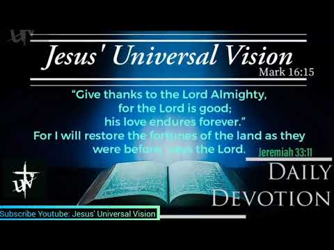 Jeremiah 33:11 " Gods glory in perished life" English short sermon# 6