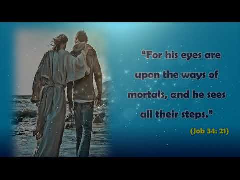 Today's word of God. (Job 34: 21) Bible Verse English WhatsApp status