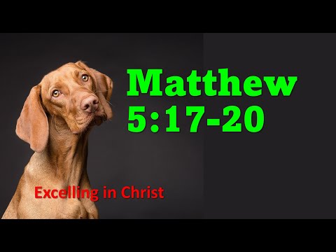 Matthew 5:17-20 / Daily Reading