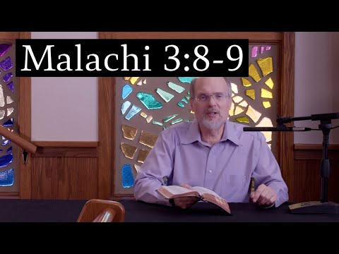 The Burden of Malachi 3:8-9 Rob God Rob Yourself