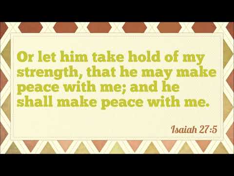 Isaiah 27:5
