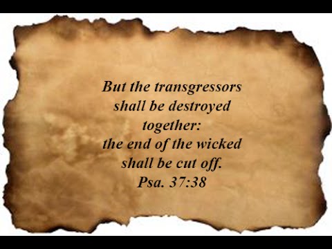 Psalm 37:38