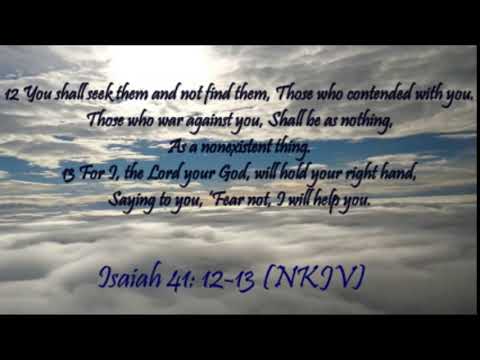 Isaiah 41: 12-13
