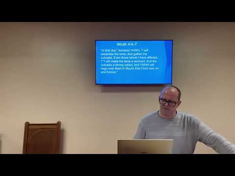 Micah 4:6-7. Thurs 4/14/22 | Faith Bible Church West Babylon