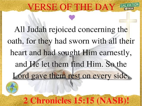 2 Chronicles 15:15 | VERSE OF THE DAY! ????️????✨♥️