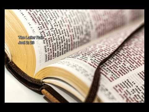 Joel 2: 23 The Latter Rain