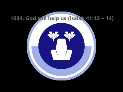 1034. God will help us (Isaiah 41:13–14)
