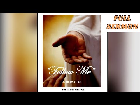 FOLLOW ME John 10:27-28