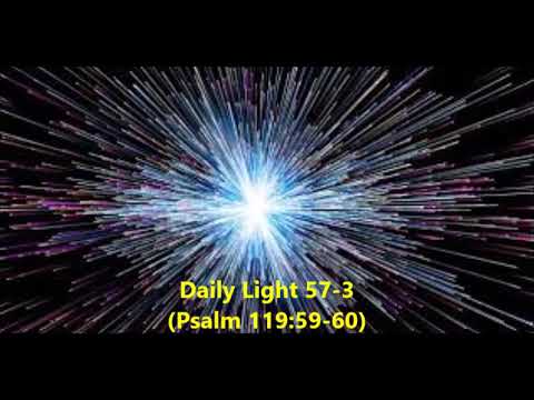 Daily Light February 26th, part 3 (Psalm 119:59-60)