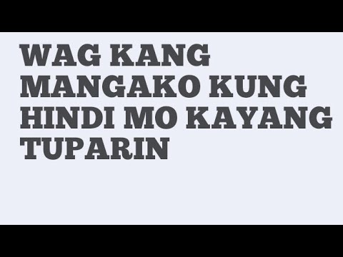 BIBLE VERSE Ecclesiastes 5:5 Wag Kang Mangako Kung Di Mo Kayang Tuparin