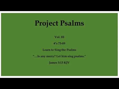 Psalm 89:19-37  Tune: Newington  Scottish Metrical Psalter 1650