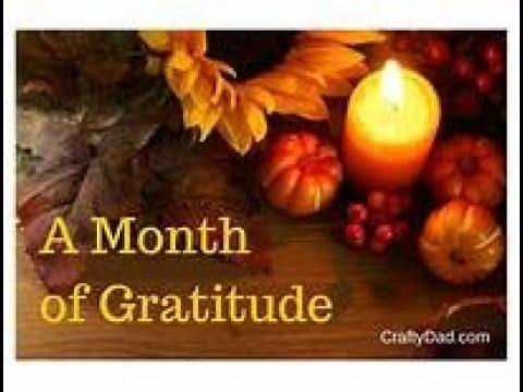 A Month of Gratitude/ Part V/ A sacrifice of Thanksgiving/ JOSHUA 8:30-35