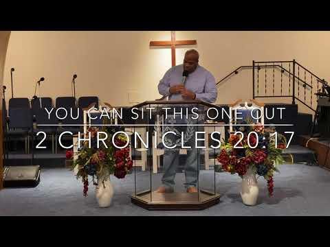 You Can Sit This One Out!   2 Chronicles 20:17