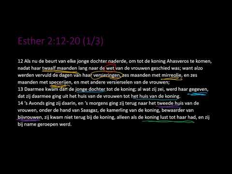 Woorden voor jou - Esther 2:12-20 - Eén nacht met de koning