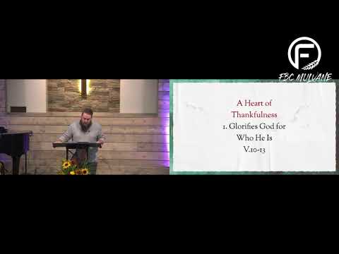 1 Chronicles 29:10-19 The Heart Of Thanksgiving