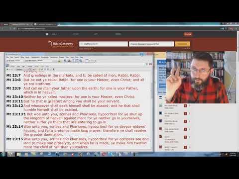 KJV "Masters" vs ESV "instructors" in Matthew 23:10