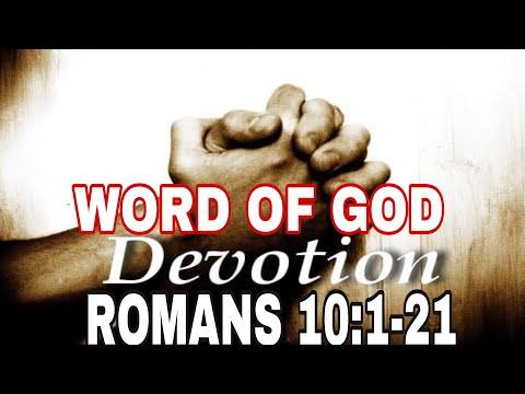 DEVOTION/WORD OF GOD/BIBLE VERSE #01 -ROMANS 10:1-21