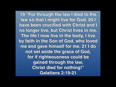 Galatians 2:19-21