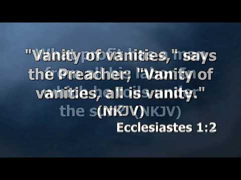 The Circle Of Life - Ecclesiastes 1:1-18  (7-25-2018 Wednesday)