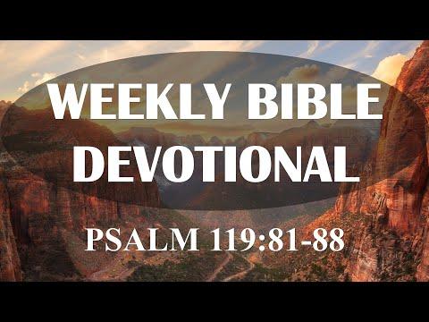Psalm 119:81-88 | Weekly Bible Devotional