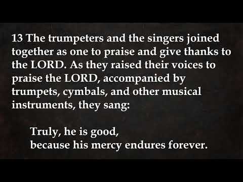 Invisible Church Video - 2 Chronicles 5:10-14