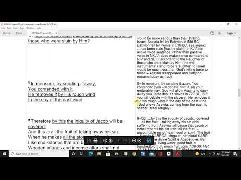 "All the Fruit"  Isaiah 27:1-13