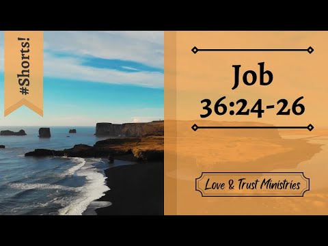 Our Great God Is Beyond Our Understanding! | Job 36:24-26 | September 8th | Rise and Shine Shorts