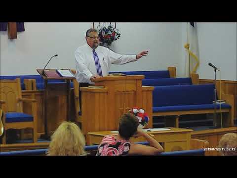 Sunday evening 7/28/2019. Pastor George Vastine. Judges 2:1-4