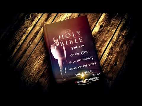 VIDEO BIBLE VERSE PSALM 37:31 KJV THE LAW OF HIS GOD IS IN HIS HEART; NONE OF HIS STEPS SHALL SLIDE.