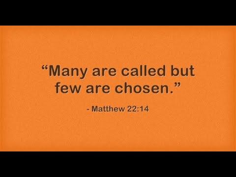 Did God choose me? - Matthew 22:8-14 - June 14, 2020
