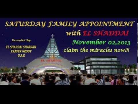 SATURDAY FAMILY APPOINTMENT with EL SHADDAI - GENESIS 35:1-15