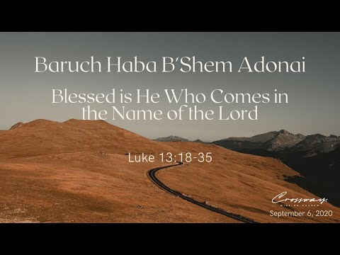 Baruch Haba B’Shem Adonai (Luke 13:18-35) - September 6, 2020