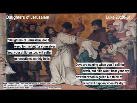 Luke 23:28-31  Daughters of Jerusalem