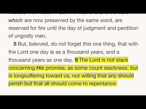 Scripture Memory 365 Day 3/9 2 Peter 3:9