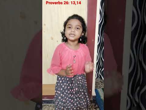 Proverbs 26:13,14 - Daily Bible Verse by Rafina Ramoth - Jan 15th,2022