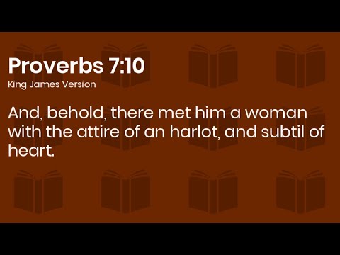 Proverbs 7:10-27