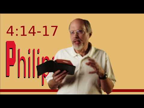 To the Philippians 4:14-17 Blessed for Sharing