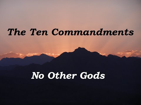 24-10-21 AM • Exodus 20:1-3 • No Other Gods