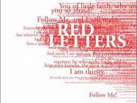 Red Letter Series -- Matthew 12:34-37 -- Your conversation EXPOSES you