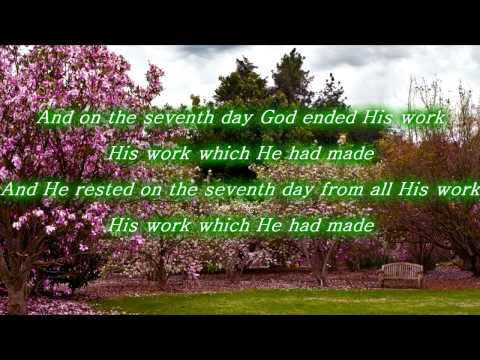 Scripture Songs: Genesis 2:2, 3 (a capella)