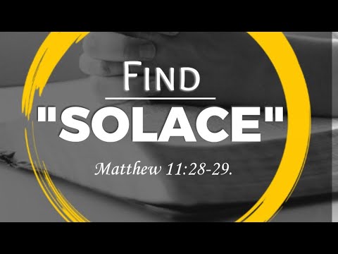 Jeremiah 31:24-26. (Find Solace Week 2)