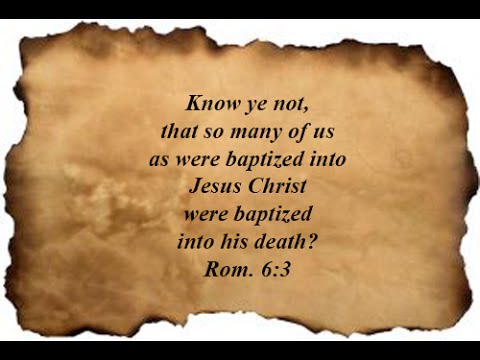 Romans 6:3