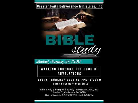 20170601 - GFDM Bible Study (Revelation 1:6-8)